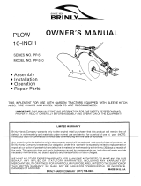 Brinly-Hardy PP-51BH Owner's manual