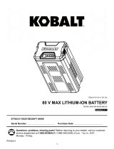 Kobalt KB 580-06 Operating instructions