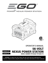 EGO Nexus PST3040-FC User manual