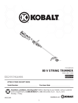 Kobalt KST 140XB-06 User manual