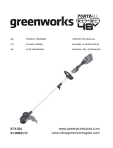 Greenworks ST48B2210 Operating instructions