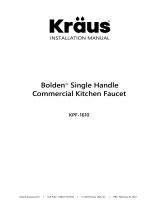 KRAUS KPF-1610SFSCH User manual