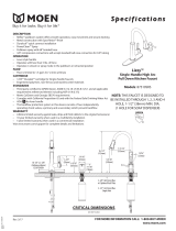 Moen 87519SRS Dimensions Guide