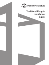 Modern Pergola Kits TRAD12X16A5INCH2021 Installation guide