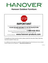 Hanover Outdoor Furniture TRADDN9PCSQ-BLU User manual