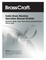 BrassCraft BC3020 User manual