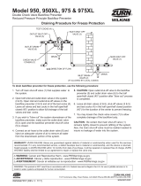 Zurn-Wilkins 1-950XLT2 Installation guide