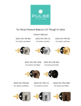 PULSE Showerspas 3001-RIV-PB-CH Operating instructions