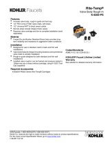 Kohler 8300-PS-NA Dimensions Guide