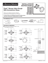 American Standard RU108SS Installation guide