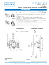 Danze G00GS527S Dimensions Guide