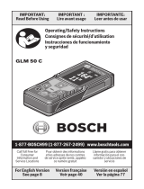 Bosch GLM 50 CX User manual