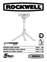Positec USA JawStand XP Portable Work Support Stand User manual