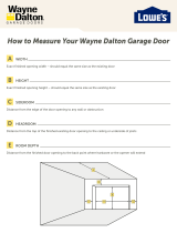 Wayne Dalton WD910087 Dimensions Guide