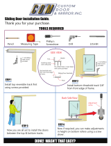 Custom Door & Mirror SB2-7280C Installation guide
