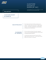 Custom Door & Mirror BB344-6080W User manual