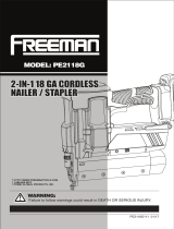 Freeman PE2118G User manual