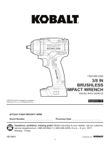 Kobalt KIW 3824B-03 User manual