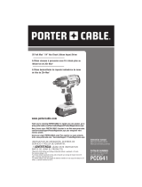 Porter-Cable PCC641LB User manual