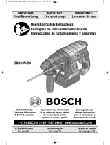 Bosch GBH18V-20K21 Operating instructions