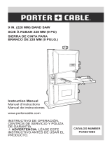 Porter-Cable PCXB310BS User manual