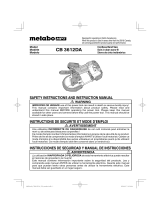 Metabo HPT CB3612DA User manual