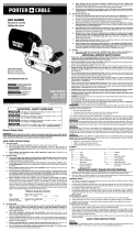 Porter-Cable 362V User manual