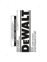 DeWalt DCG412B User manual
