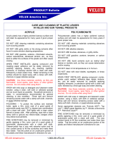 Velux TMF 014 1000 User manual