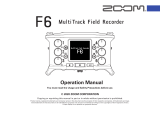 Zoom F6 Operating instructions