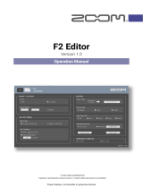 Zoom F2 / F2-BT Operating instructions