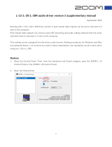 Zoom LiveTrak L-20R User manual