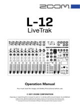 Zoom LiveTrak L-12 User manual