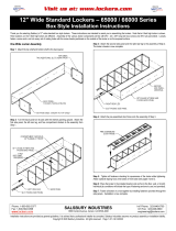 Salsbury 12" Wide Box Style Standard Locker Installation guide