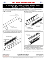 Salsbury 12" Wide Box Style Standard Locker Installation guide