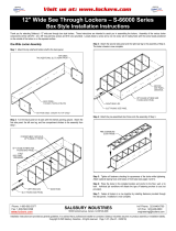 Salsbury 12" Wide Box Style Standard See-Through Locker Installation guide