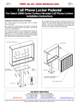 SalsburyCell Phone Locker Pedestal