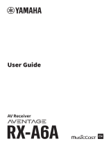 Yamaha RX-A6A User guide