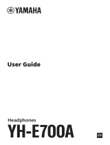 Yamaha Headphones YH-E700A User manual