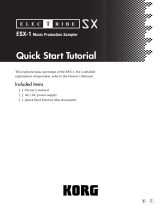 Korg ELECTRIBE-SX User manual