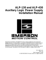 Emerson ALP-430 Installation guide