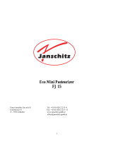 Janschitz FJ 15 User manual
