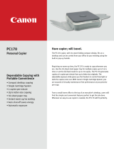 Canon PC170 Datasheet