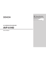 Denon AVP-A1HDE Owner's manual