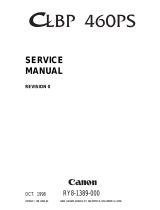 Canon CLBR 460ps User manual