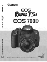 Canon EOS REBEL T5I User manual