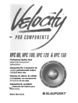 Blaupunkt VPC 10D User manual