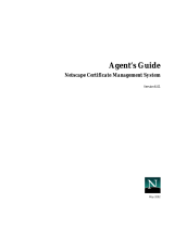 Netscape Certificate Management System 6.01 User manual