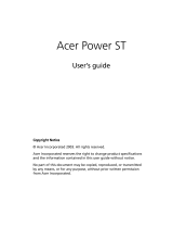 Acer AcerPower ST User manual