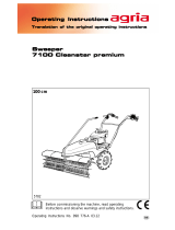 Agria 7100 compact Operating Instructions Manual
